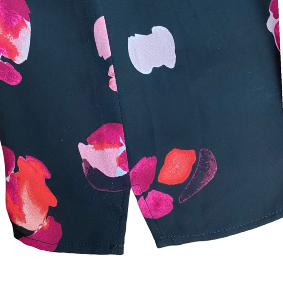 2pc CAbi 5523/5513 Petal Blouse and Mini Skirt Set Black  Pink Floral Sz Medium - Picture 11 of 17